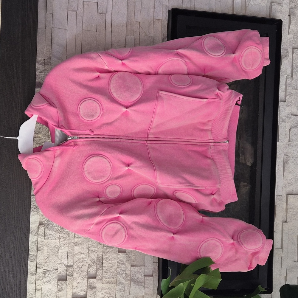 Badson Oxygen Padded Hoodie Underground Streetwear Sz Small Bubblegum
